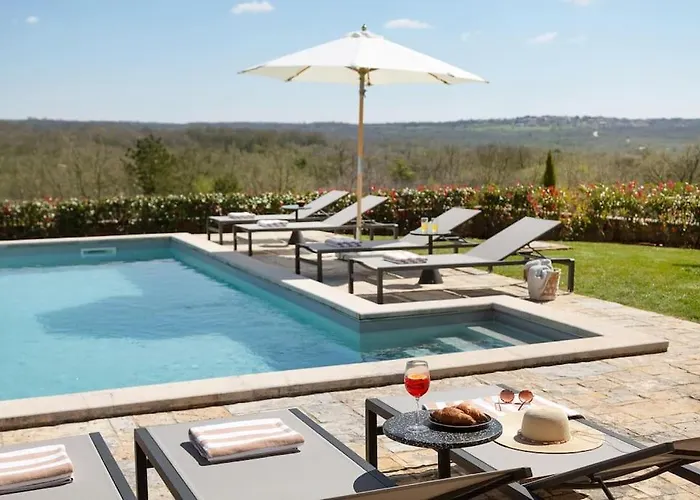 Rustic Caltha With A Pool Villa